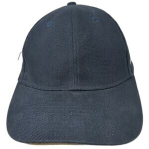 KC HatJacket Baseball Cap Blue One Size Cork Underbrim Trout Fish Mountain Hat